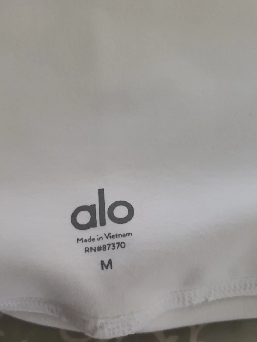 alo White Moto Leggings- M